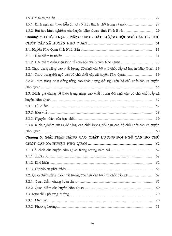 image for page Đề xuất giải pháp nâng cao chất lượng của đội ngũ cán bộ lãnh đạo chủ chốt cấp xã trên địa bàn huyện Nho Quan tỉnh Ninh Bình