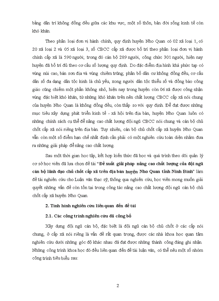 image for page Đề xuất giải pháp nâng cao chất lượng của đội ngũ cán bộ lãnh đạo chủ chốt cấp xã trên địa bàn huyện Nho Quan tỉnh Ninh Bình