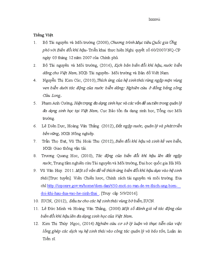 image for page Tiếp cận dựa vào hệ sinh thái ven biển nhằm thích ứng với biến đổi khí hậu tại huyện tiên yên, tỉnh quảng ninh