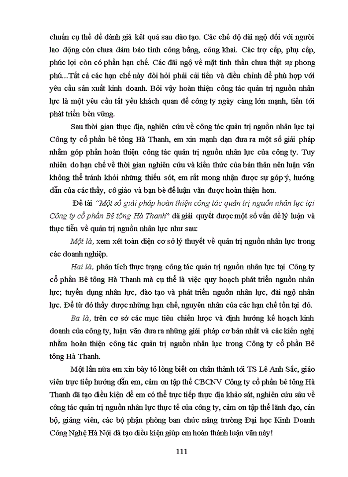 image for page Một số giải pháp hoàn thiện công tác quản trị nguồn nhân lực tại công ty cổ phần bê tông hà thanh