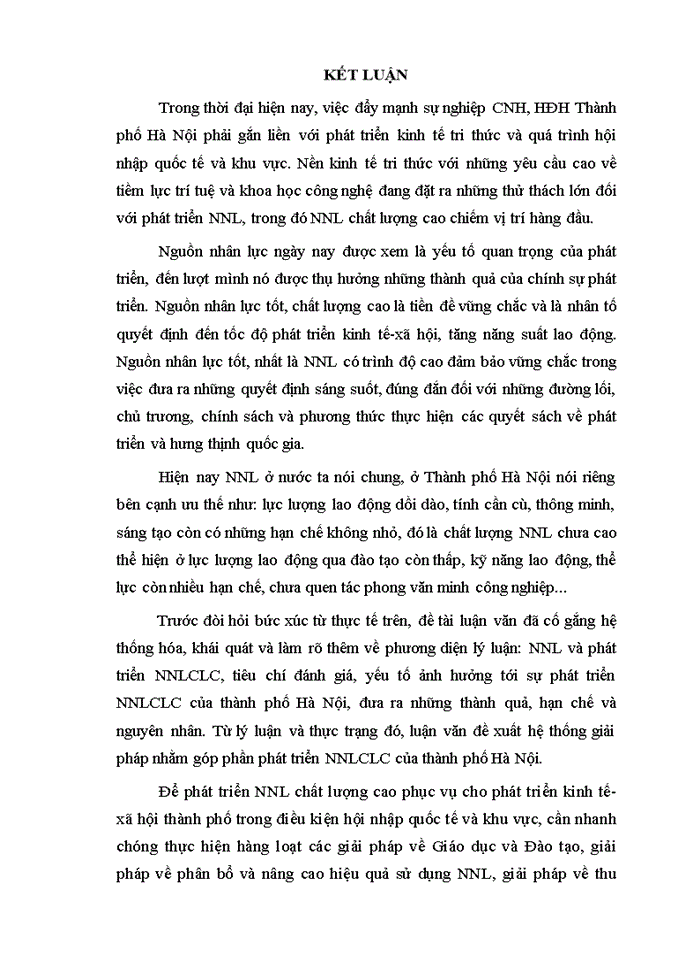 image for page Phát triển nguồn nhân lực chất lượng cao của thành phố hà nội trong giai đoạn hiện nay