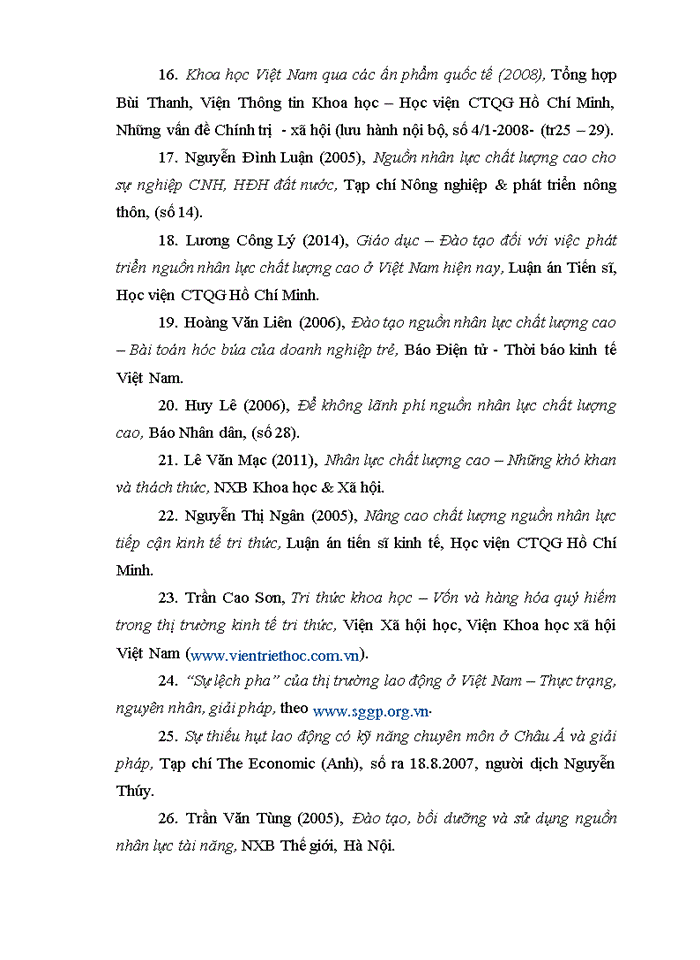 image for page Phát triển nguồn nhân lực chất lượng cao của thành phố hà nội trong giai đoạn hiện nay