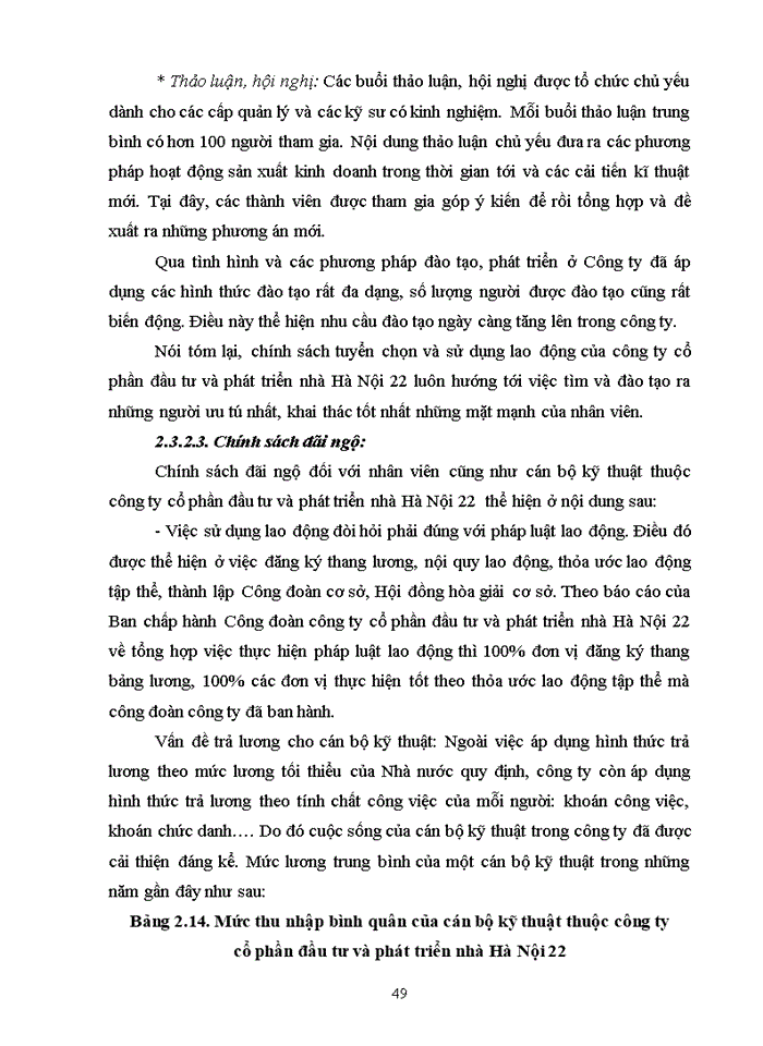 image for page Nâng cao chất lượng nguồn nhân lực của cán bộ kỹ thuật tại công ty cổ phần đầu tư và phát triển nhà hà nội 22