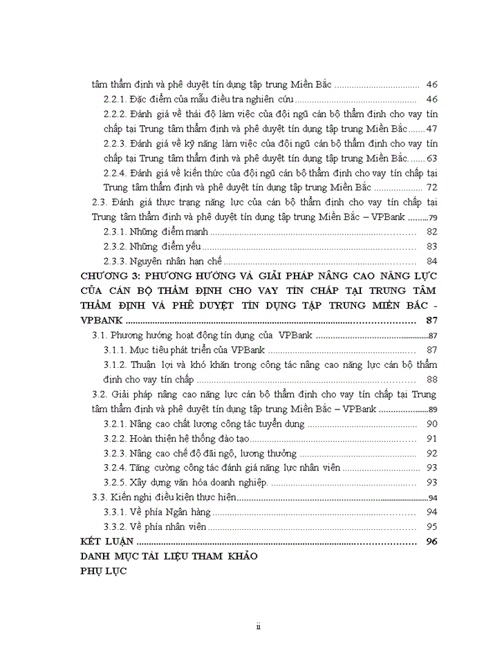image for page Nâng cao năng lực của cán bộ thẩm định cho vay tín chấp tại trung tâm thẩm định và phê duyệt tín dụng tập trung miền bắc - ngân hàng tmcp việt nam thịnh vượng
