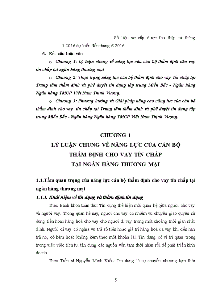 image for page Nâng cao năng lực của cán bộ thẩm định cho vay tín chấp tại trung tâm thẩm định và phê duyệt tín dụng tập trung miền bắc - ngân hàng tmcp việt nam thịnh vượng