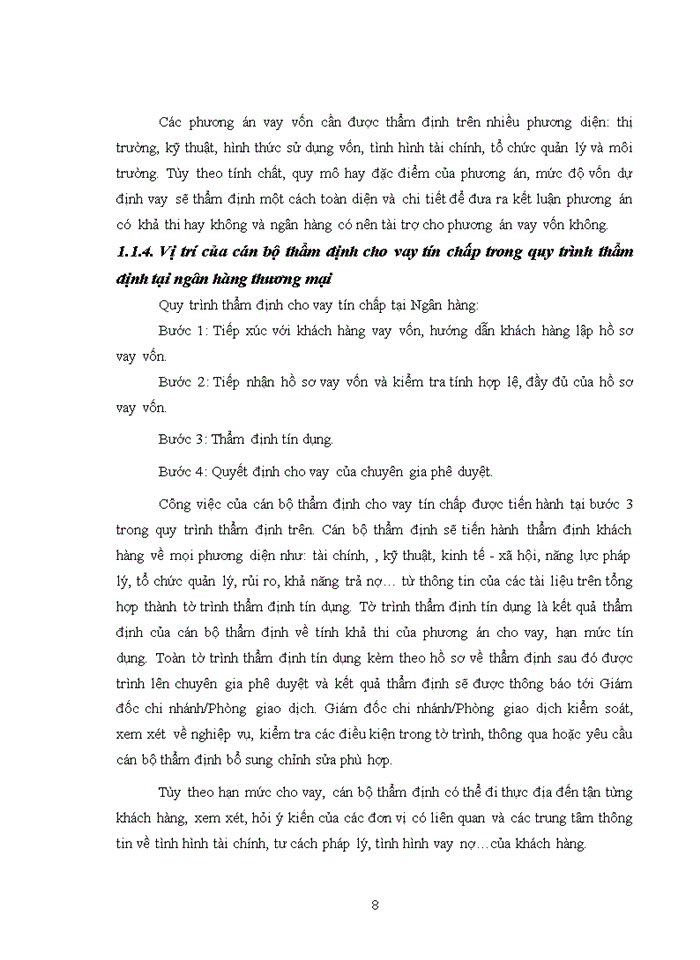 image for page Nâng cao năng lực của cán bộ thẩm định cho vay tín chấp tại trung tâm thẩm định và phê duyệt tín dụng tập trung miền bắc - ngân hàng tmcp việt nam thịnh vượng