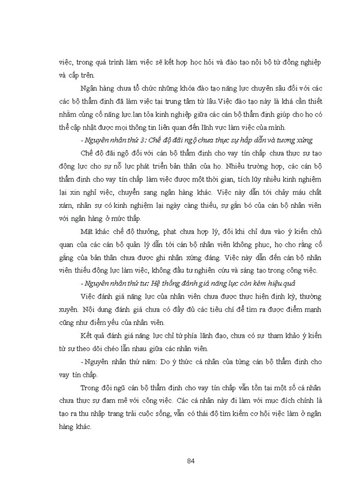 image for page Nâng cao năng lực của cán bộ thẩm định cho vay tín chấp tại trung tâm thẩm định và phê duyệt tín dụng tập trung miền bắc - ngân hàng tmcp việt nam thịnh vượng