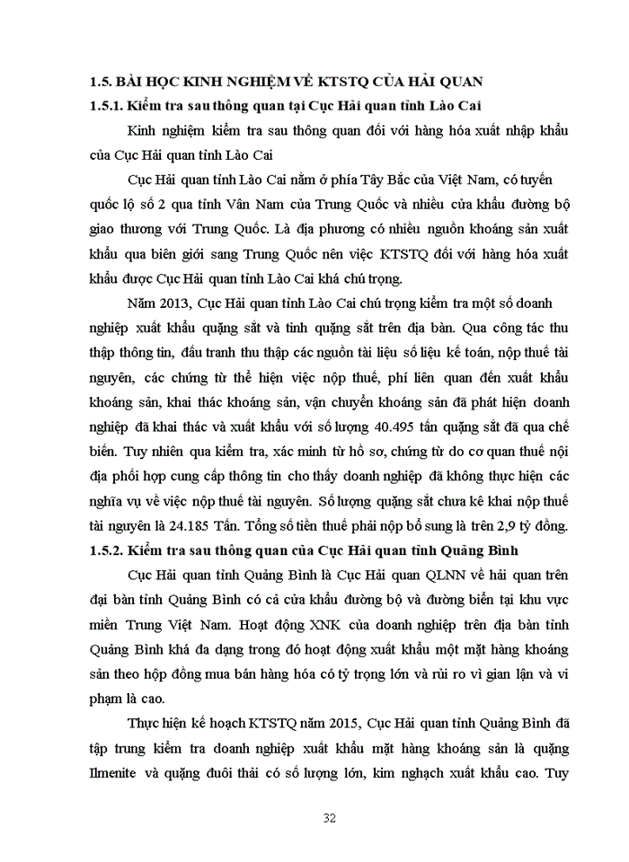 image for page Giải pháp nâng cao hiệu quả công tác kiểm tra sau thông quan tại chi cục kiểm tra sau thông quan- cục hải quan tỉnh lạng sơn