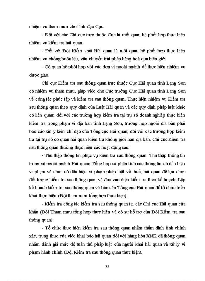image for page Giải pháp nâng cao hiệu quả công tác kiểm tra sau thông quan tại chi cục kiểm tra sau thông quan- cục hải quan tỉnh lạng sơn