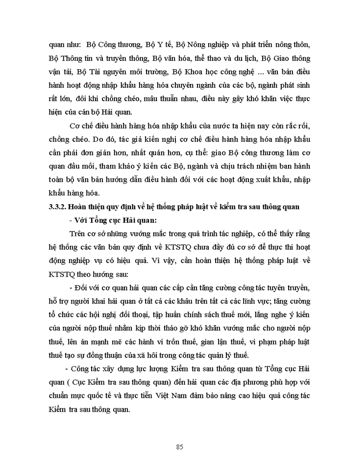 image for page Giải pháp nâng cao hiệu quả công tác kiểm tra sau thông quan tại chi cục kiểm tra sau thông quan- cục hải quan tỉnh lạng sơn