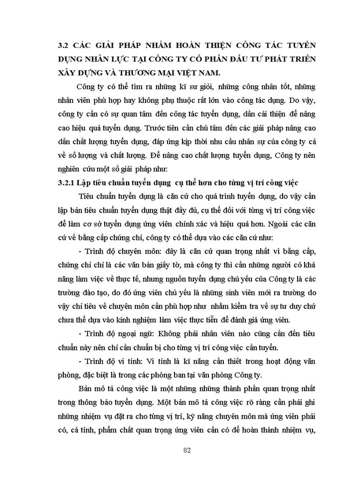 image for page Thực trạng và một số giải pháp nhằm hoàn thiện công tác tuyển dụng nhân lực tại công ty cổ phần đầu tư phát triển xây dựng và thương mại việt nam