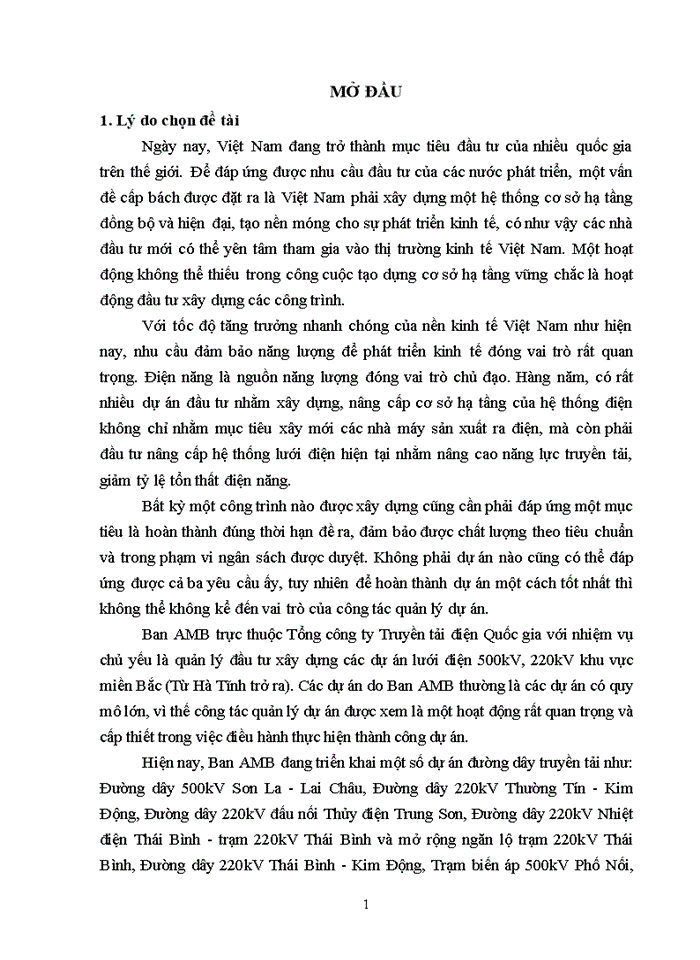 image for page Hoàn thiện quản lý dự án đầu tư xây dựng công trình lưới điện 220kv tại ban quản lý dự án các công trình điện miền bắc