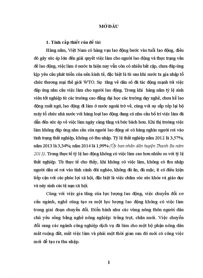 image for page Giải quyết việc làm cho người lao động trên địa bàn huyện thanh ba, tỉnh phú thọ