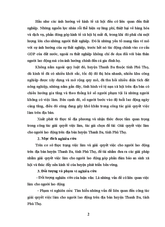 image for page Giải quyết việc làm cho người lao động trên địa bàn huyện thanh ba, tỉnh phú thọ