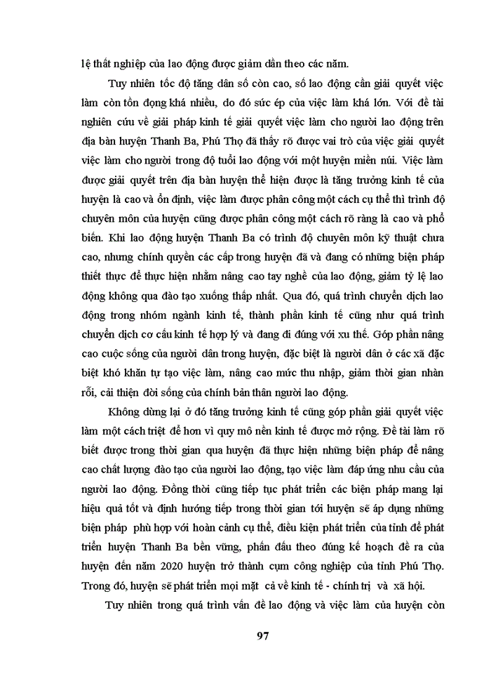 image for page Giải quyết việc làm cho người lao động trên địa bàn huyện thanh ba, tỉnh phú thọ