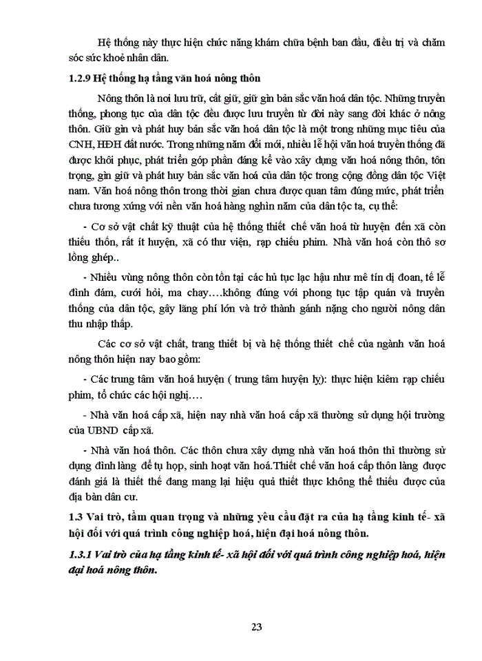 image for page Phân tích cơ sở hạ tầng ở nông thôn