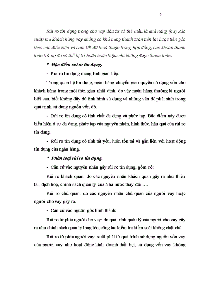 image for page Quản lý rủi ro tín dụng trong cho vay đầu tư tại Sở giao dịch I – Ngân hàng phát triển Việt Nam