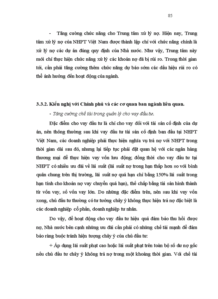 image for page Quản lý rủi ro tín dụng trong cho vay đầu tư tại Sở giao dịch I – Ngân hàng phát triển Việt Nam