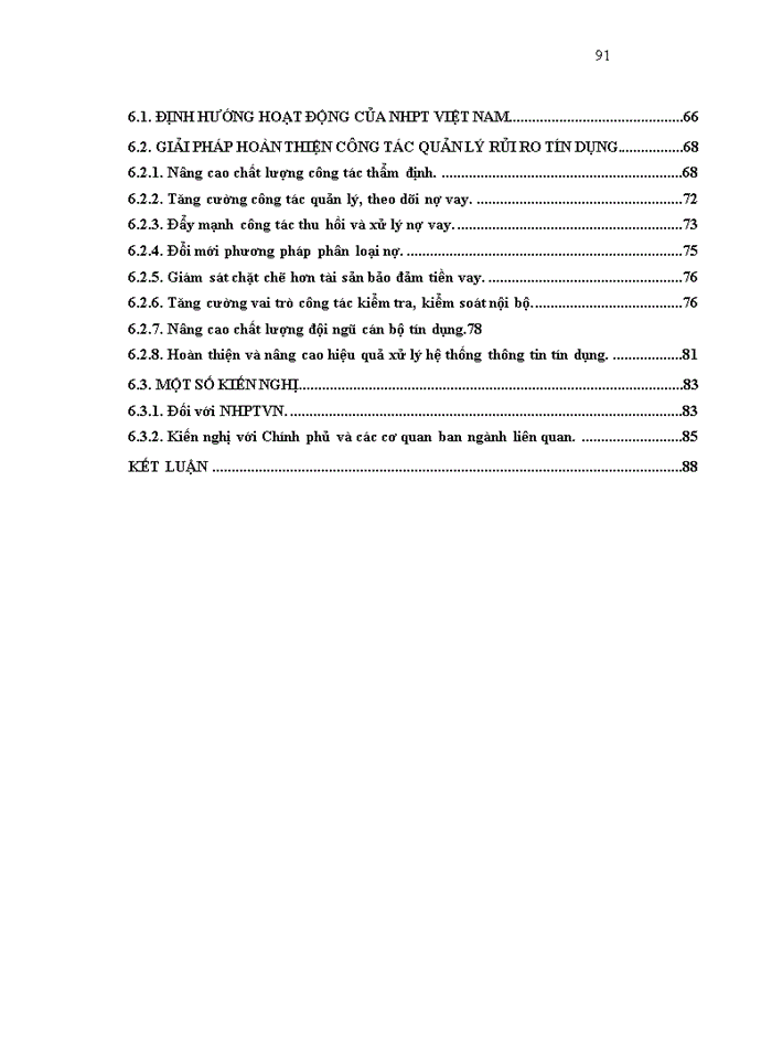 image for page Quản lý rủi ro tín dụng trong cho vay đầu tư tại Sở giao dịch I – Ngân hàng phát triển Việt Nam