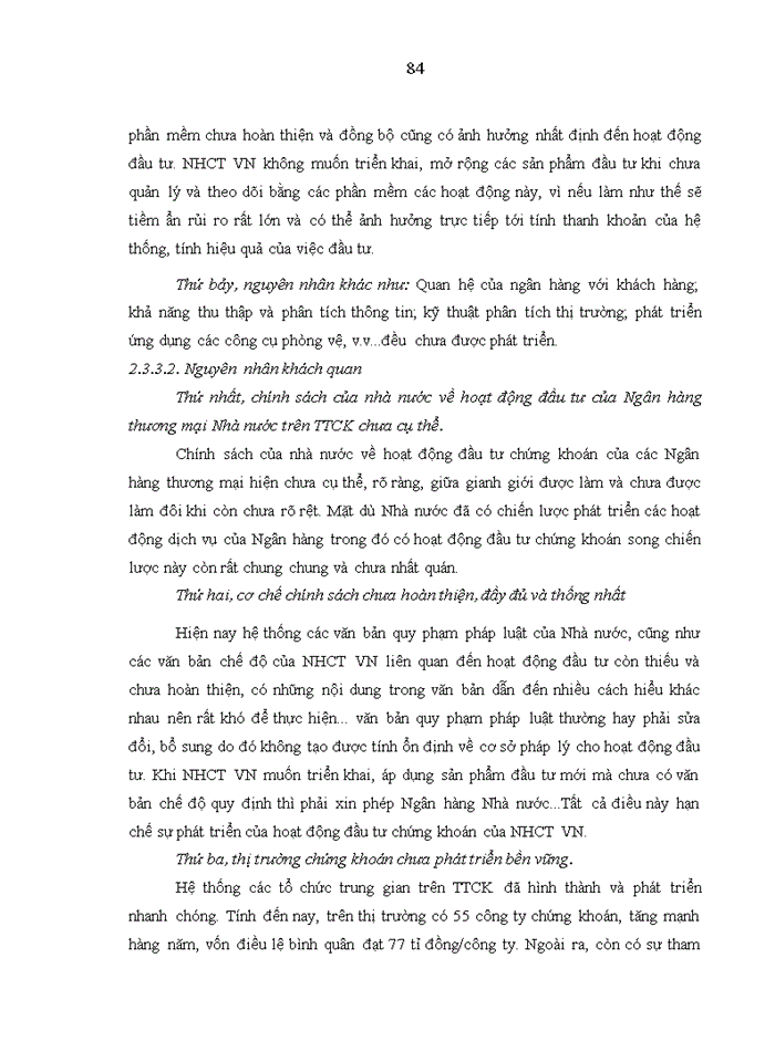 image for page Tăng cường hoạt động đầu tư của ngân hàng công thương việt nam trên thị trường chứng khoán