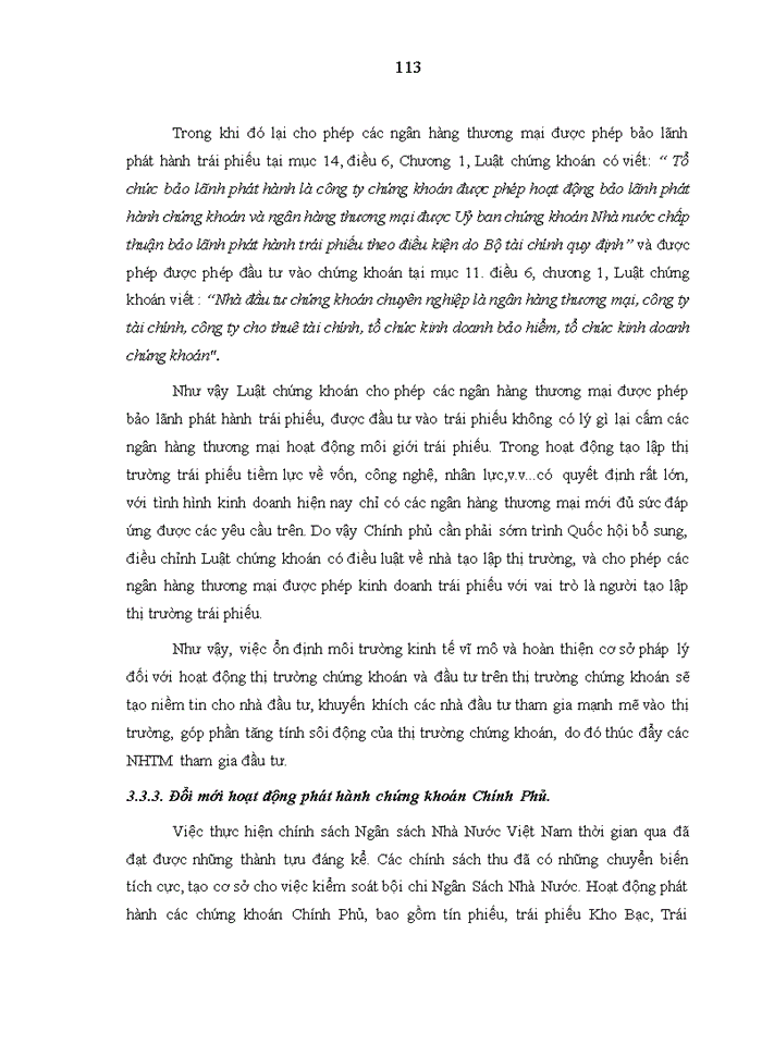 image for page Tăng cường hoạt động đầu tư của ngân hàng công thương việt nam trên thị trường chứng khoán