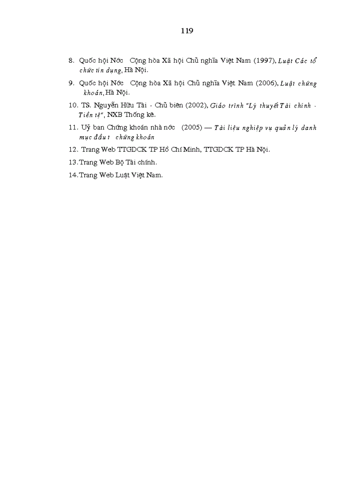 image for page Tăng cường hoạt động đầu tư của ngân hàng công thương việt nam trên thị trường chứng khoán