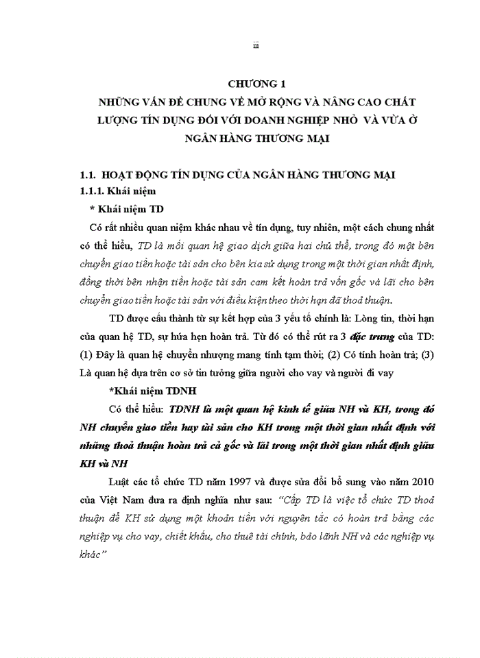 image for page Giải pháp mở rộng và nâng cao chất lượng tín dụng đối với doanh nghiệp nhỏ và vừa tại Ngân hàng TMCP Công Thương Việt Nam – Chi nhánh Ba Đình