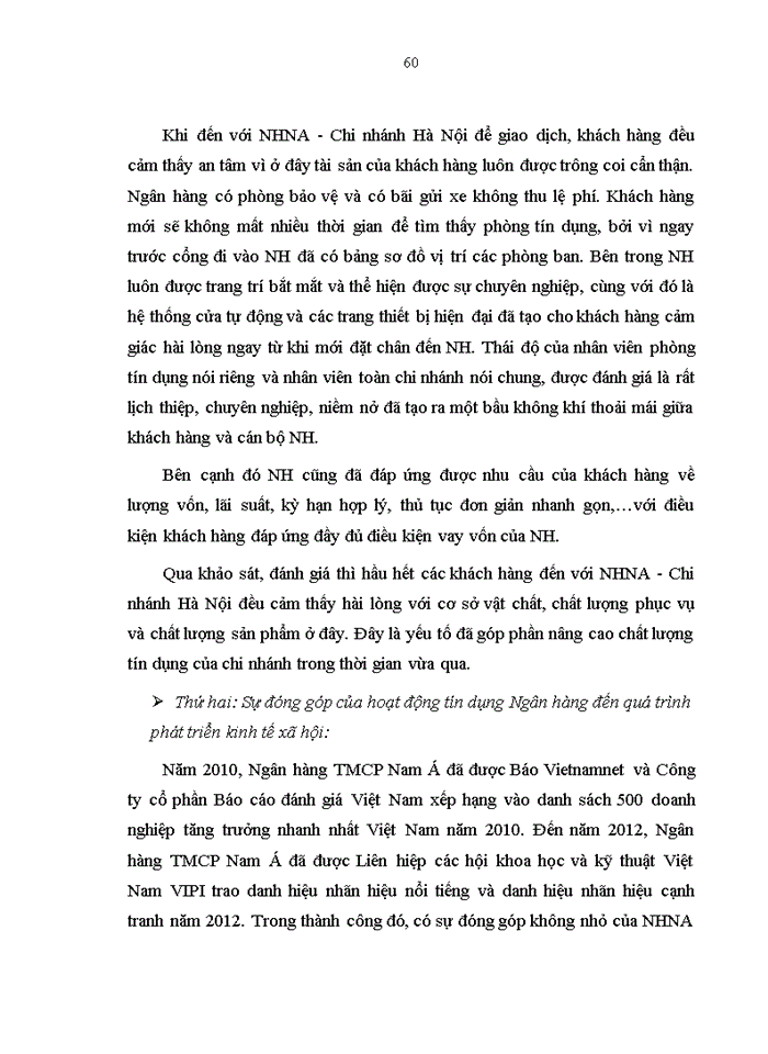 image for page Giải pháp nâng cao chất lượng tín dụng tại NHTMCP Nam Á – CN Hà Nội