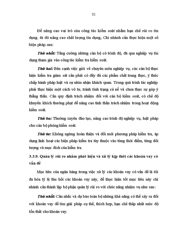 image for page Giải pháp nâng cao chất lượng tín dụng tại NHTMCP Nam Á – CN Hà Nội