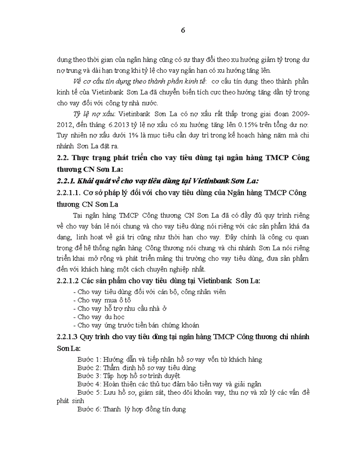 image for page Giải pháp phát triển cho vay tiêu dùng tại ngân hàng tmcp công thương việt nam chi nhánh SƠN LA