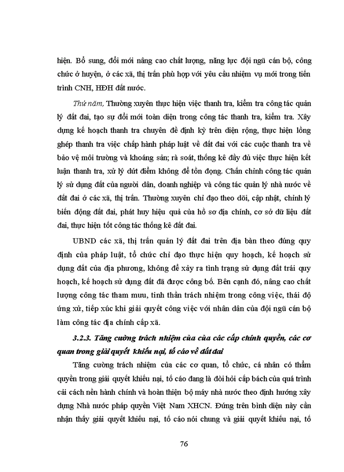 image for page Giải quyết khiếu nại, tố cáo về đất đai tại huyện Văn Giang tỉnh Hưng Yên