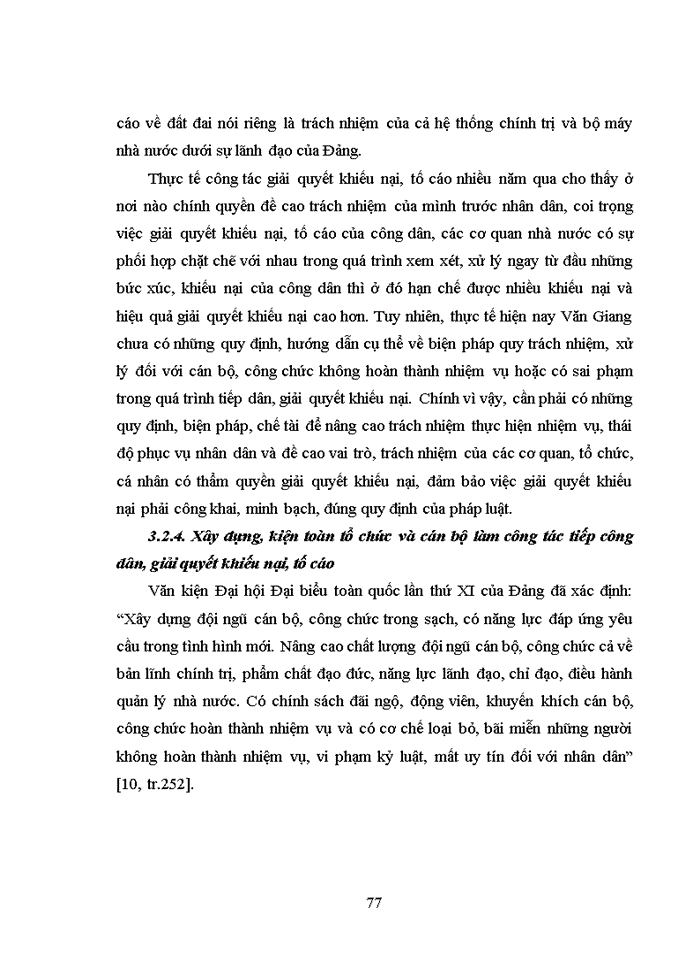image for page Giải quyết khiếu nại, tố cáo về đất đai tại huyện Văn Giang tỉnh Hưng Yên