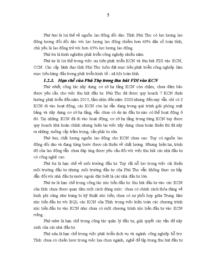 image for page Tăng cường thu hút vốn đầu tư trực tiếp nước ngoài vào khu công nghiệp Thụy Vân, tỉnh Phú Thọ