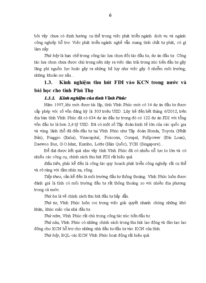 image for page Tăng cường thu hút vốn đầu tư trực tiếp nước ngoài vào khu công nghiệp Thụy Vân, tỉnh Phú Thọ