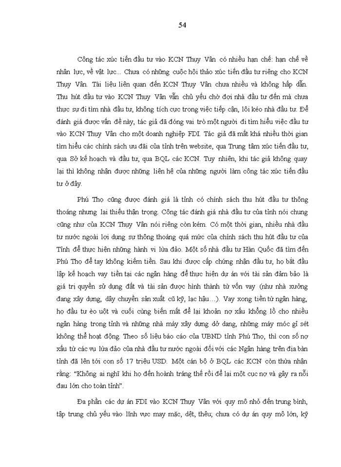 image for page Tăng cường thu hút vốn đầu tư trực tiếp nước ngoài vào khu công nghiệp Thụy Vân, tỉnh Phú Thọ