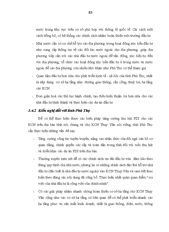 image for page Tăng cường thu hút vốn đầu tư trực tiếp nước ngoài vào khu công nghiệp Thụy Vân, tỉnh Phú Thọ