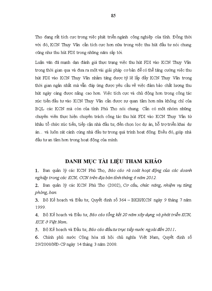 image for page Tăng cường thu hút vốn đầu tư trực tiếp nước ngoài vào khu công nghiệp Thụy Vân, tỉnh Phú Thọ