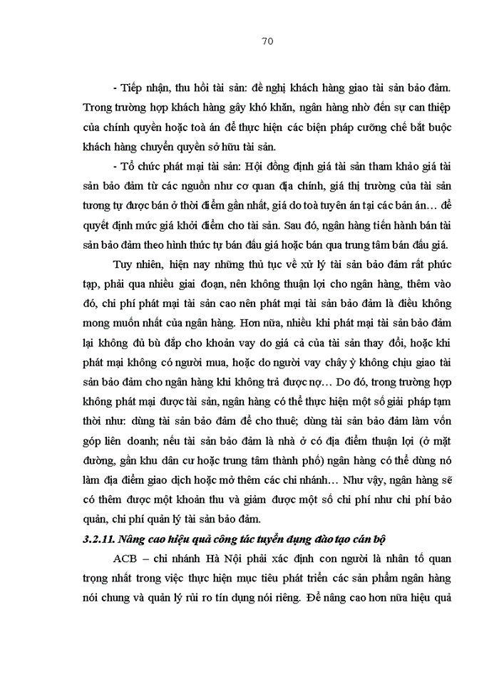 image for page Giải pháp nâng cao chất lượng quản lý rủi ro tín dụng tại ngân hàng thương mại cổ phần á châu- chi nhánh HÀ NỘI