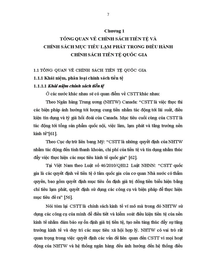 image for page Chính sách mục tiêu lạm phát, khả năng áp dụng trong điều hành chính sách tiền tệ tại Việt Nam