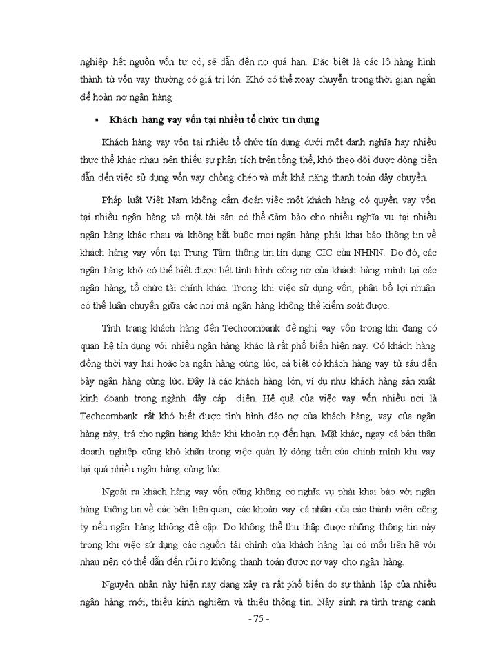 image for page Nâng cao chất lượng thẩm định và quản trị rủi ro tín dụng bán lẻ tại Ngân hàng thương mại cổ phần Kỹ Thương Việt Nam