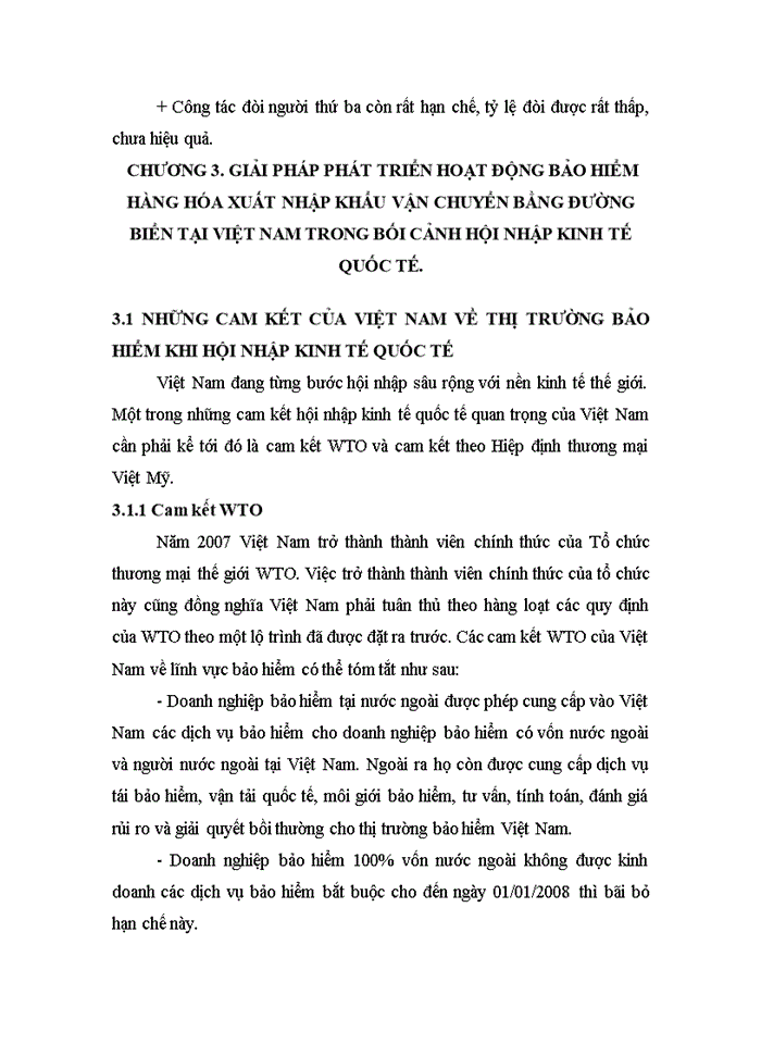 image for page Bảo hiểm hàng hóa xuất nhập khẩu vận chuyển bằng đường biển trên thị trường bảo hiểm Việt Nam trong điều kiện hội nhập kinh tế quốc tế - thực trạng và giải pháp