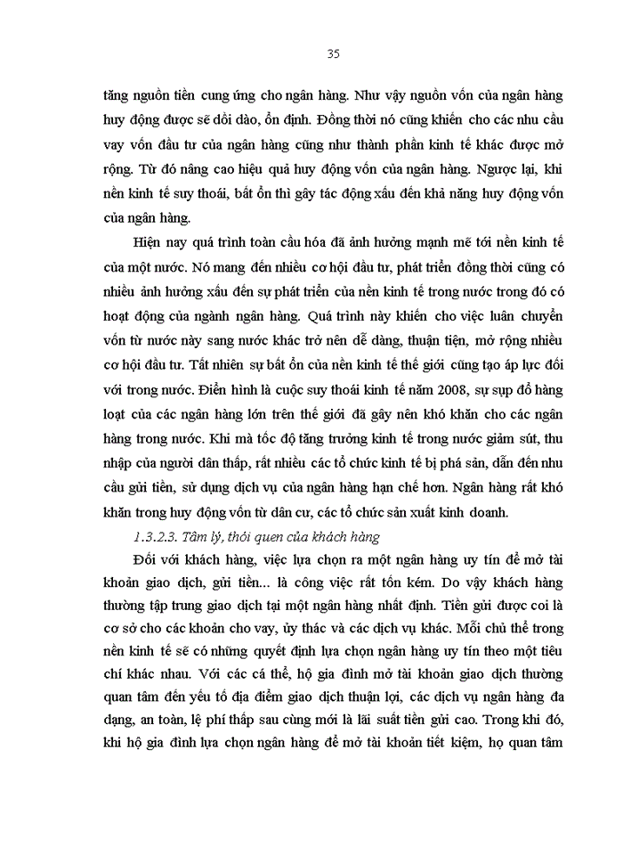 image for page Nâng cao hiệu quả huy động vốn tại Ngân hàng TMCP Đầu tư và Phát triển Việt Nam - Chi nhánh Sở giao dịch 1