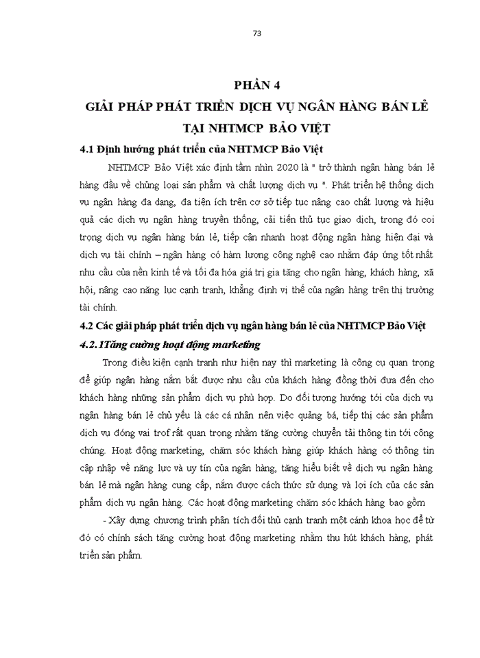 image for page Phát triển dịch vụ ngân hàng bán lẻ tại ngân hàng thương mại cổ phần bảo việt