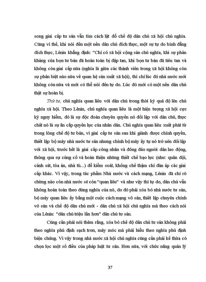 image for page QUan điểm về nhà nước trong một số tác phẩm chủ yếu của lênin và việc vận dụng quan điểm đó vào xây dựng nhà nước pháp quyền xã hội chủ nghĩa ở việt nam hiện nay