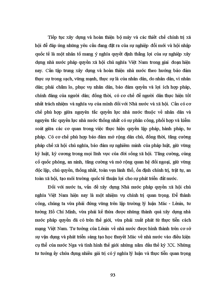 image for page QUan điểm về nhà nước trong một số tác phẩm chủ yếu của lênin và việc vận dụng quan điểm đó vào xây dựng nhà nước pháp quyền xã hội chủ nghĩa ở việt nam hiện nay
