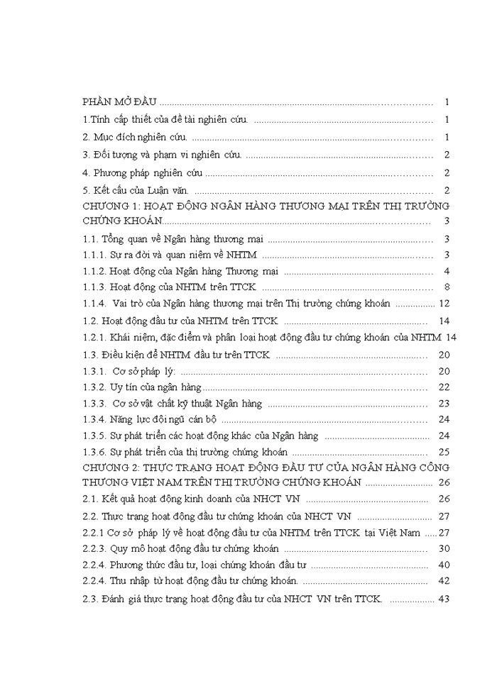 image for page Tăng cường hoạt động đầu tư của ngân hàng công thương Việt Nam trên thị trường chứng khoán