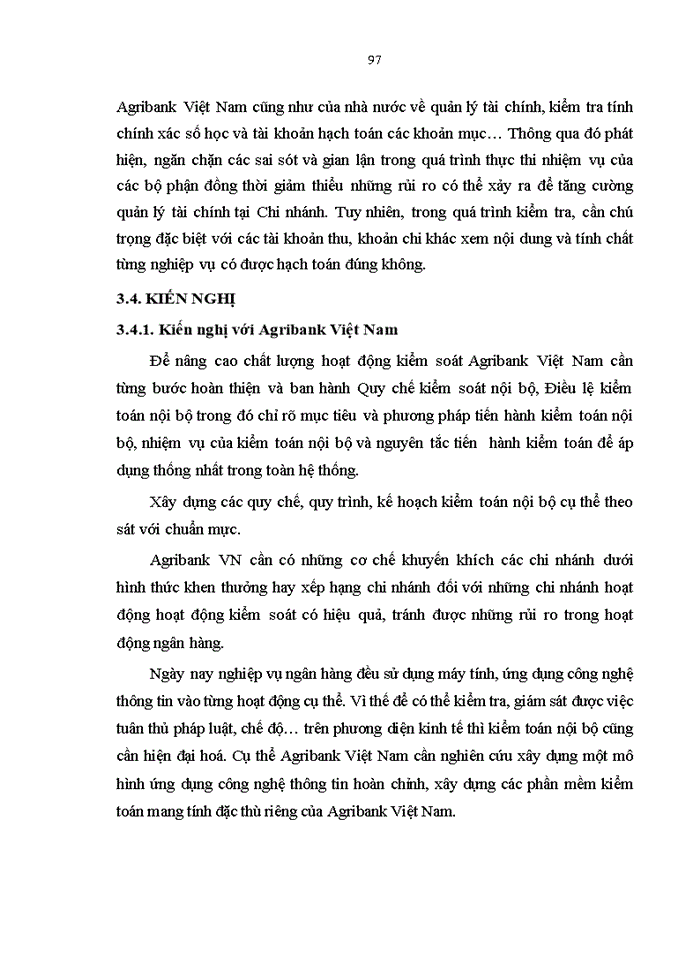 image for page Giải pháp hoàn thiện hệ thống kiểm soát nội bộ về việc tăng cường quản lý tài chính tại ngân hàng nông nghiệp và phát triển nông thôn việt nam - chi nhánh long biên