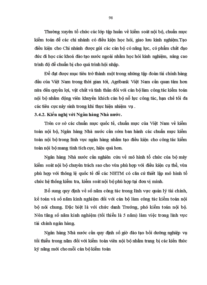 image for page Giải pháp hoàn thiện hệ thống kiểm soát nội bộ về việc tăng cường quản lý tài chính tại ngân hàng nông nghiệp và phát triển nông thôn việt nam - chi nhánh long biên