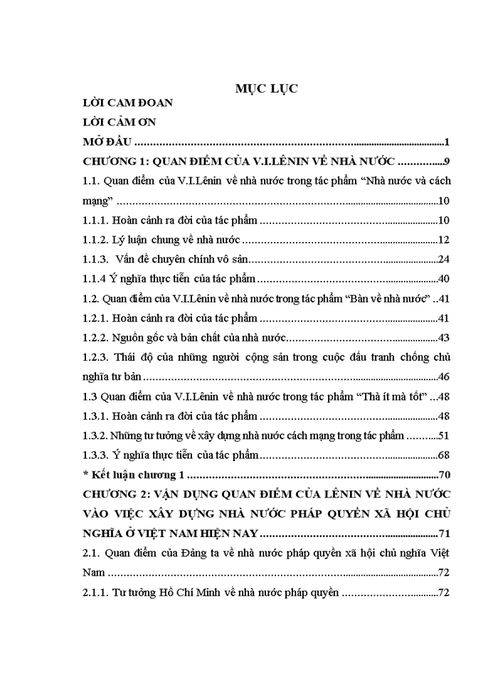 image for page Quan điểm về nhà nước trong một số tác phẩm chủ yếu của lênin và việc vận dụng quan điểm đó vào xây dựng nhà nước pháp quyền xã hội chủ nghĩa ở việt nam hiện nay