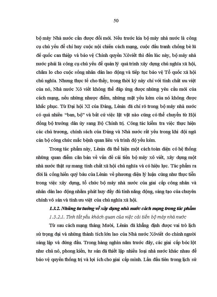 image for page Quan điểm về nhà nước trong một số tác phẩm chủ yếu của lênin và việc vận dụng quan điểm đó vào xây dựng nhà nước pháp quyền xã hội chủ nghĩa ở việt nam hiện nay